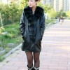 亚洲貂2011新款 羊皮中长款女式休闲皮衣风衣外套B020