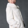 白领休闲貂皮大衣，2013皮草外套新款，法国金帝威伦皮草品牌